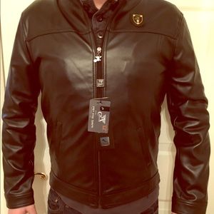 COPY - Armani brand new Black leather Jacket